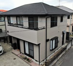 グレージュ｜外壁塗装