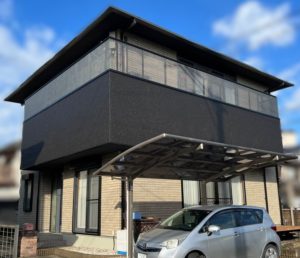 外壁塗装　岡山県岡山市　施工後