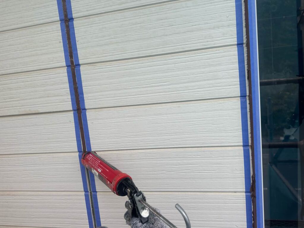 外壁目地コーキング打ち替え