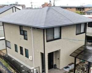 岡山県岡山市北区にて、外壁・屋根塗装(フッ素プラン)の4年点検を行いました!