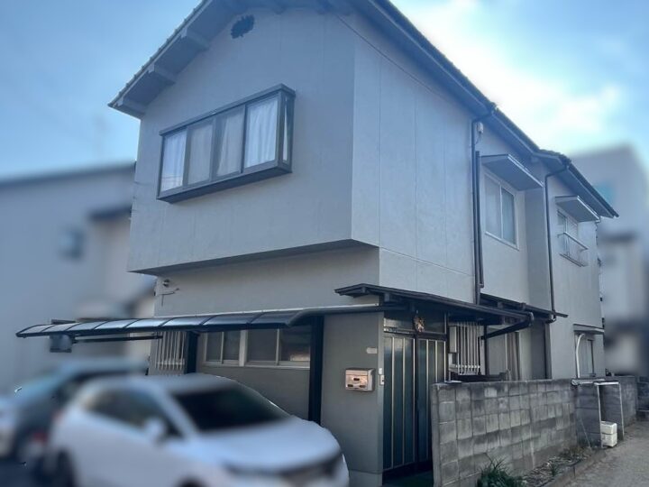 26003_岡山県岡山市北区K様　外壁塗装、付帯物塗装工事他