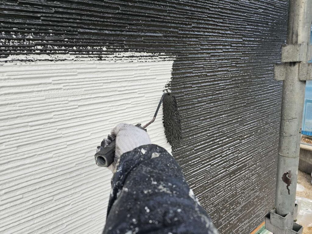 中塗り|外壁塗装岡山