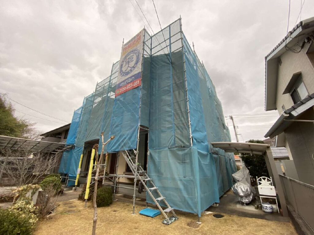 岡山市中区T様邸|外壁塗装工事