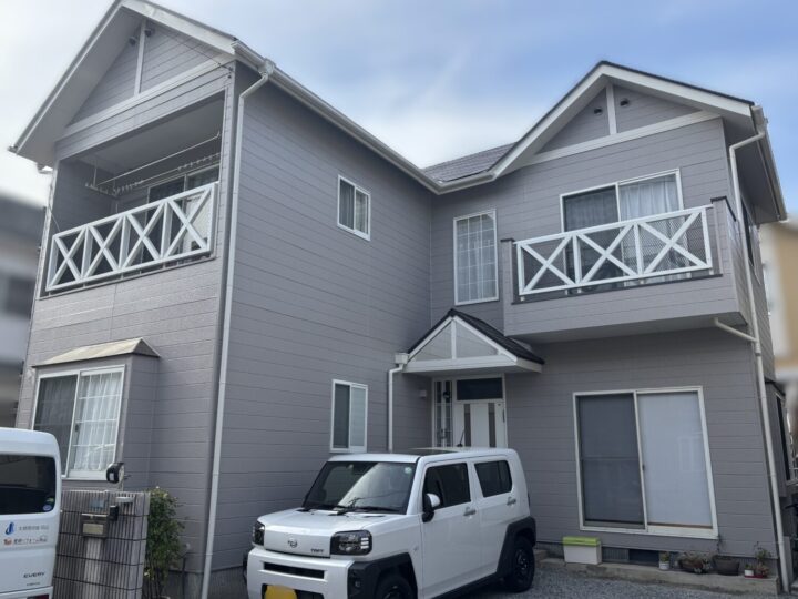 外壁塗装ハイクラス無機フッ素プラン　岡山市中区O様_26012