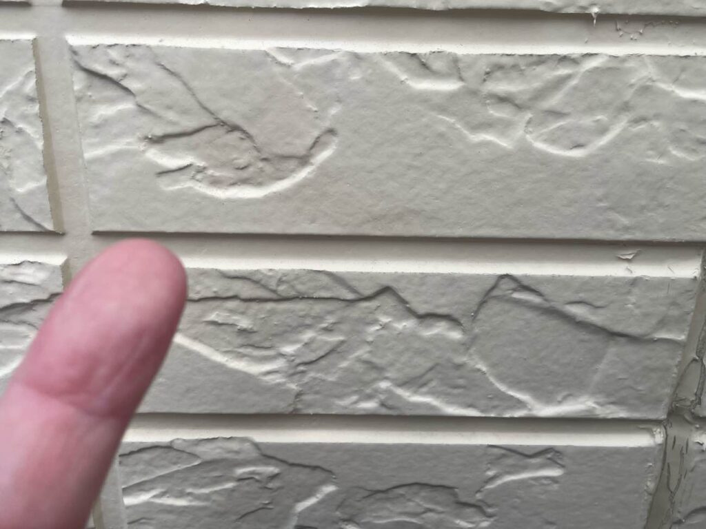 チョーキング|岡山外壁塗装|10年点検