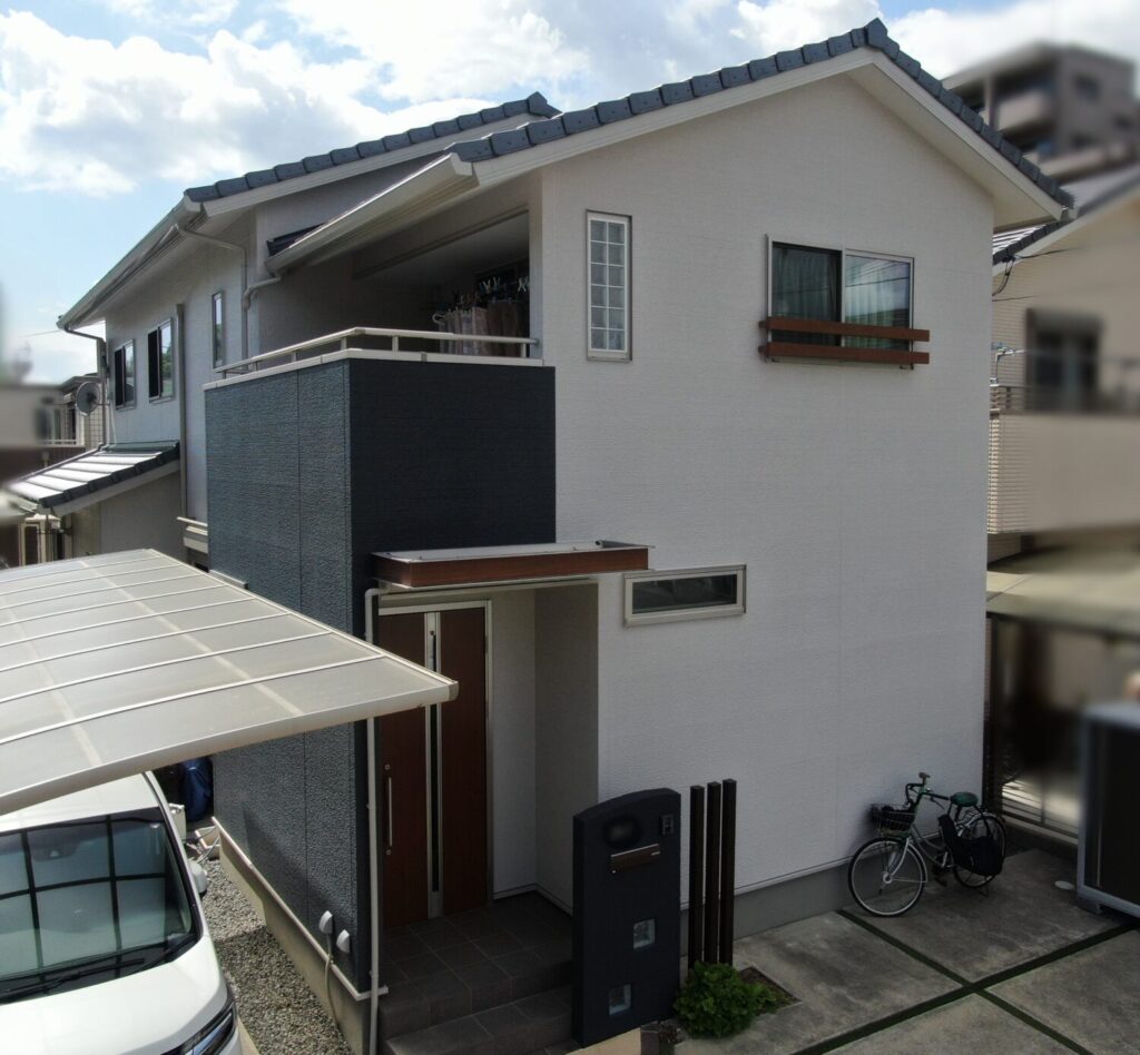 岡山市|外壁塗装工事|施工事例