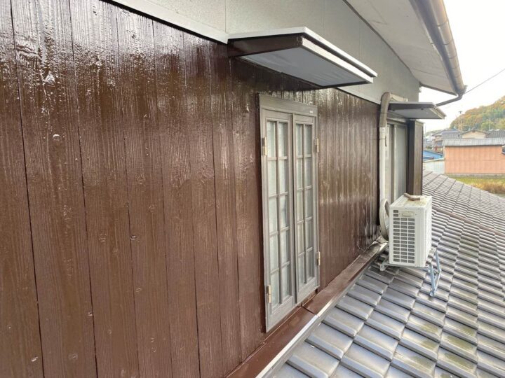 外壁部分塗装シリコンプラン_ 岡山市北区Ｋ様_26016