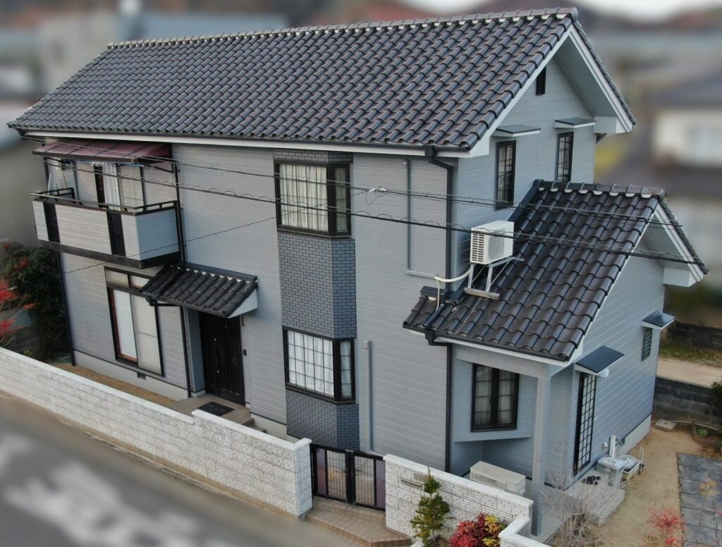 外壁塗装岡山｜施工後