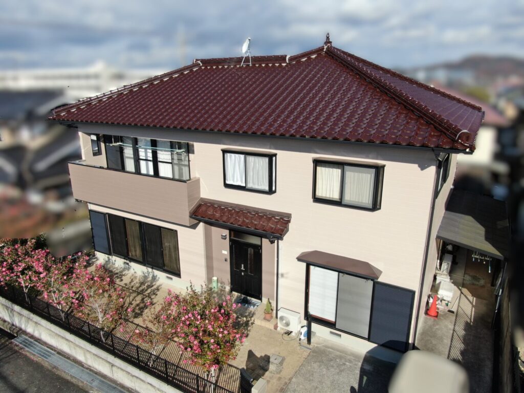 岡山外壁塗装｜施工後