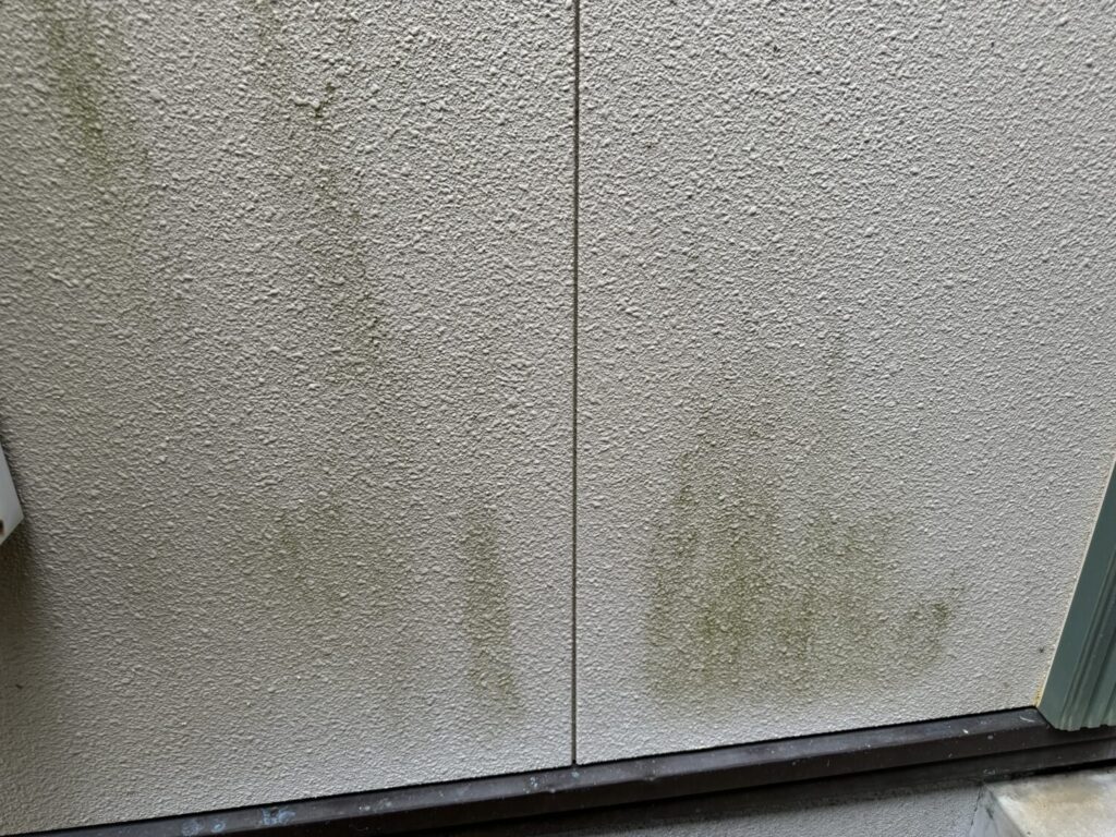 外壁劣化｜色あせ｜コケ｜岡山外壁塗装