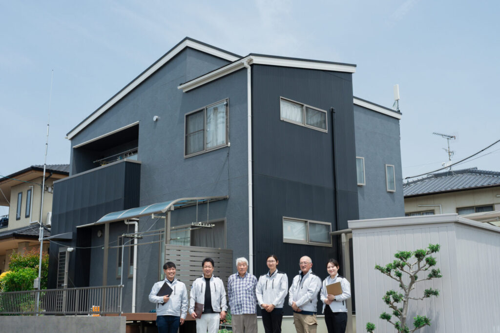 外壁塗装岡山｜施工事例