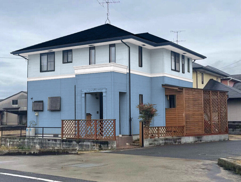 外壁塗装｜岡山｜カラーシュミレーション