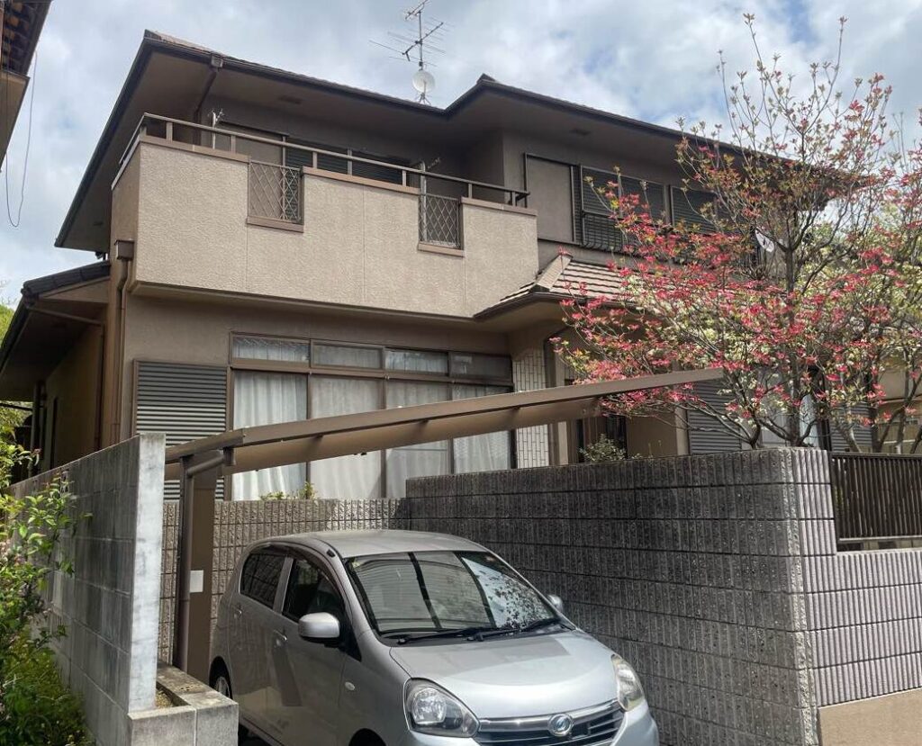 外壁塗装　10年定期点検　岡山市中区T様邸　T26005