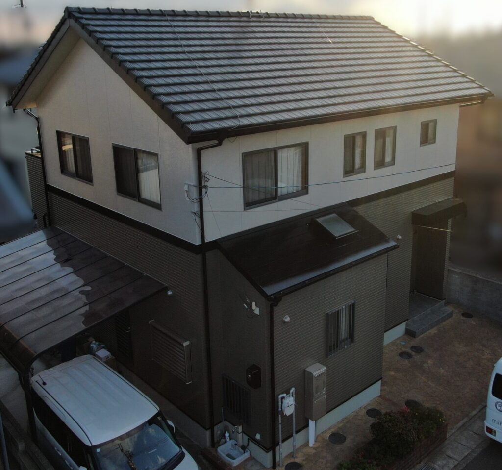 岡山市中区｜外壁塗装施工事例