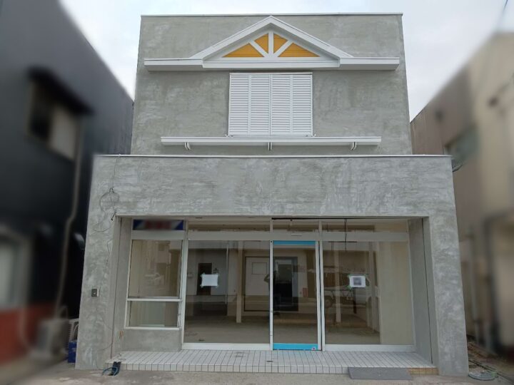 外壁モルタル補修_ 岡山市南区店舗_26017