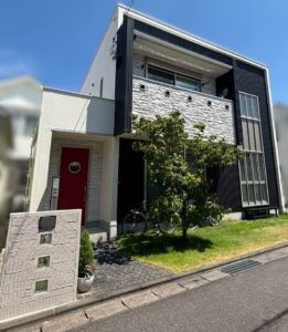 岡山市北区｜外壁塗装｜施工事例｜無機塗料