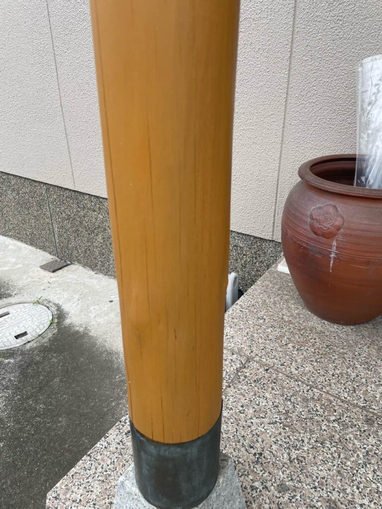 外壁塗装　3年定期点検　岡山市中区｜木部