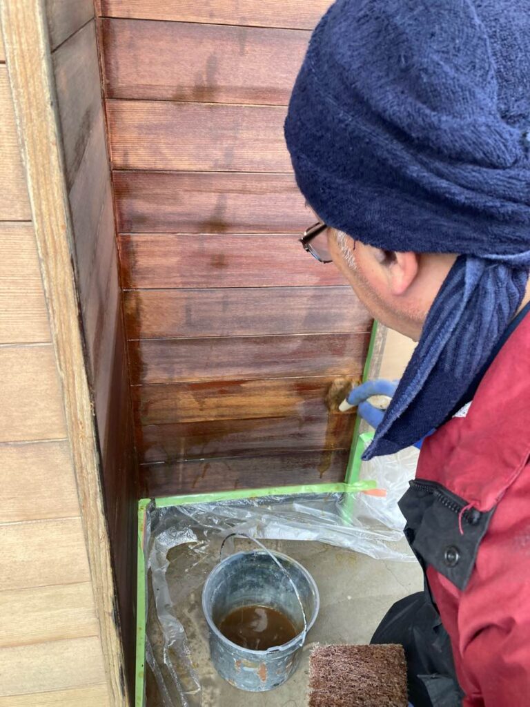 岡山｜木部漂白｜木部塗装｜施工事例