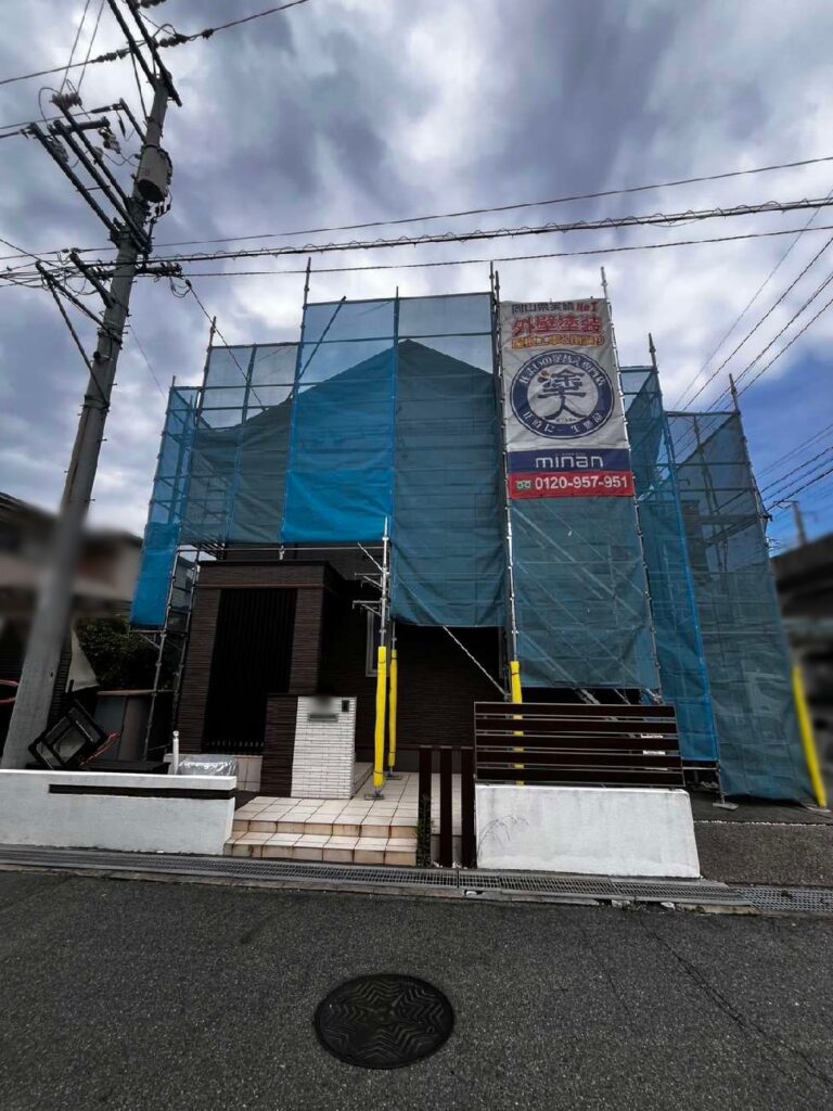 岡山市北区Ｋ様　屋根塗装工事　屋根材：スレート　使用塗料　遮熱無機塗料