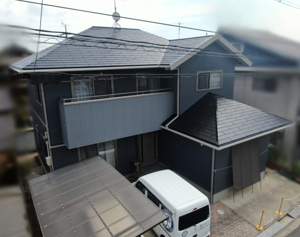 外壁塗装｜施工事例｜色決め｜岡山市