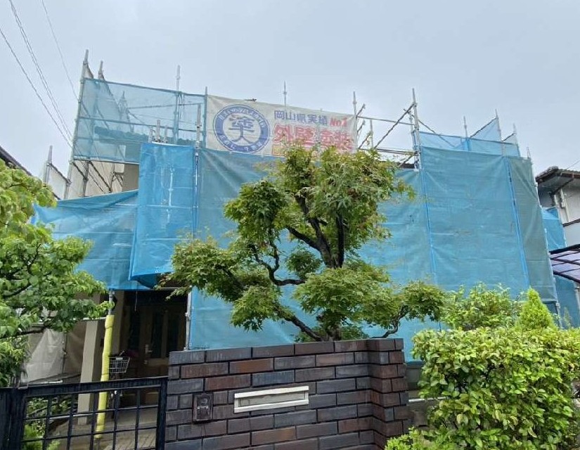岡山市南区Ａ様　モニエル瓦　屋根塗装　フッ素