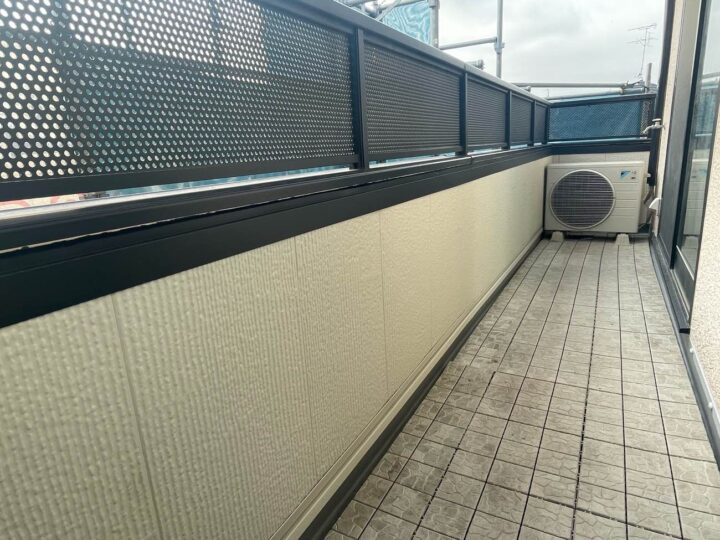 バルコニー内壁カバー工法工事・防水工事_岡山市東区M様_26024