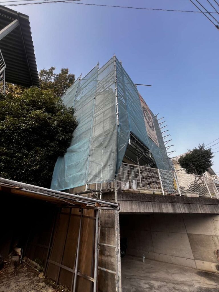 岡山市北区Ｉ様　外壁塗装屋根塗装工事　屋根材カラーベスト外壁材サイディングボード　屋根使用塗料フッ素　外壁使用塗料フッ素