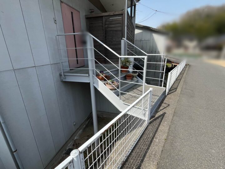 階段手摺塗装工事_岡山市東区M様_26027